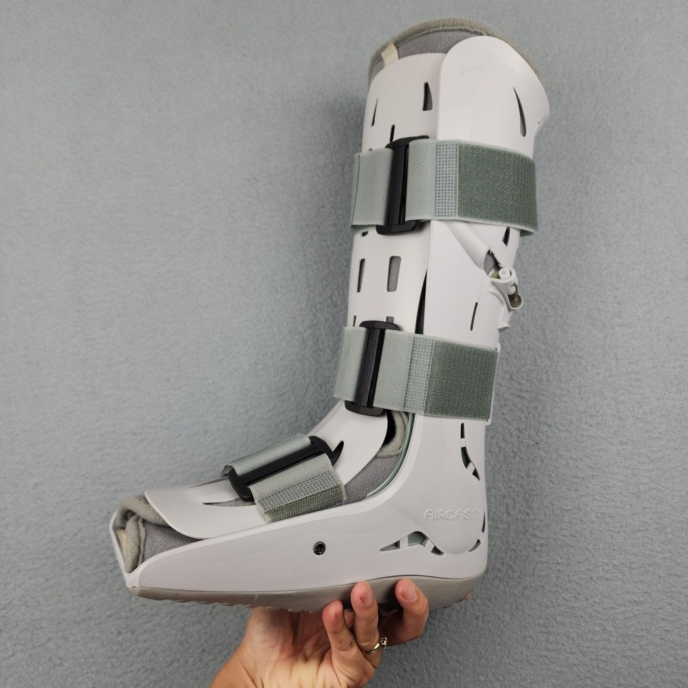 Aircast FP Walker Orthopedic Walking Boot Small 01F-S Gray Medical Brace Support